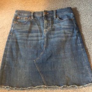 J Crew denim mini